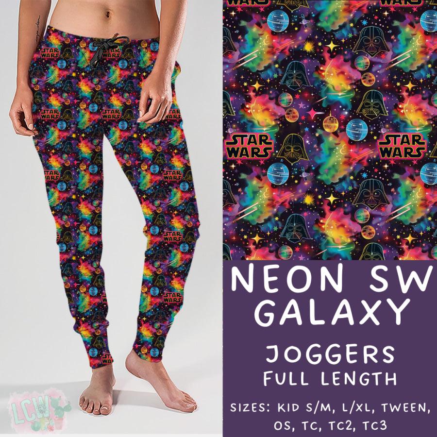 Preorder Custom Styles - Neon SW Galaxy - Closes 29 Jan - ETA late Apr 2025 Leggings