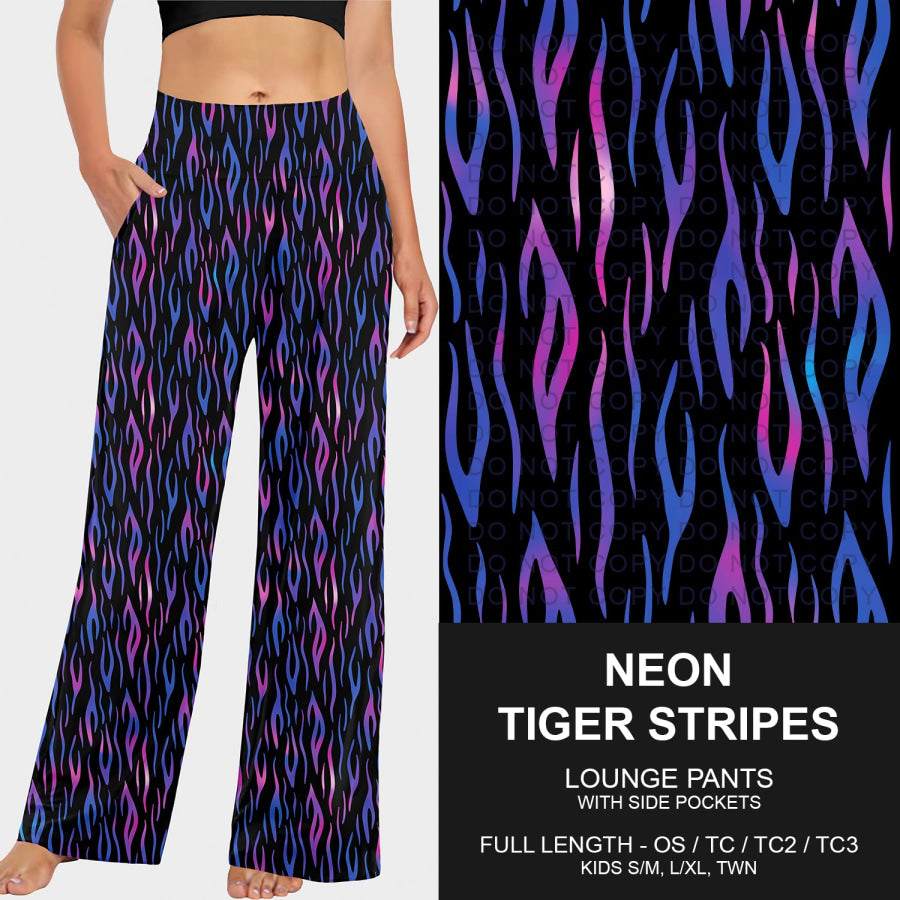 Preorder Custom Styles - Neon Tiger Stripes - Closes 4 Nov - ETA late Jan 2026 Loungewear