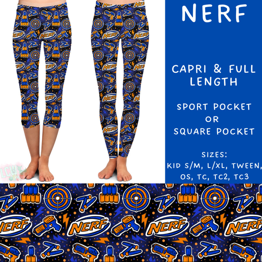 Preorder Custom Styles - Nerf - Closes 10 Mar - ETA early Jun 2025 Leggings