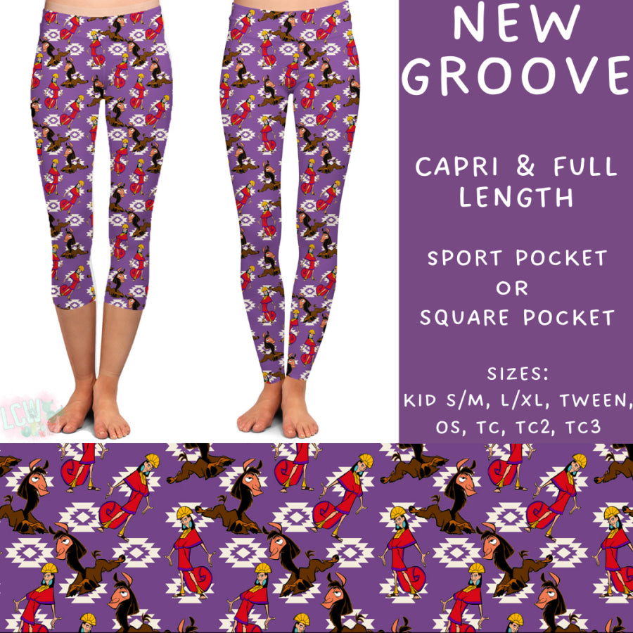 Preorder Custom Styles - New Groove - Closes 5 Mar - ETA late May 2025 Leggings