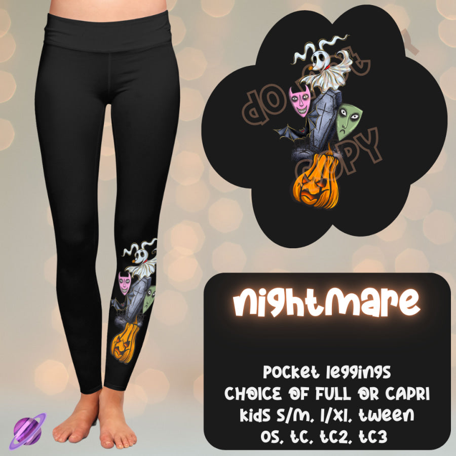 PREORDER Custom Styles - Nightmare - Closes 15 Nov - ETA mid Feb 2025 Leggings