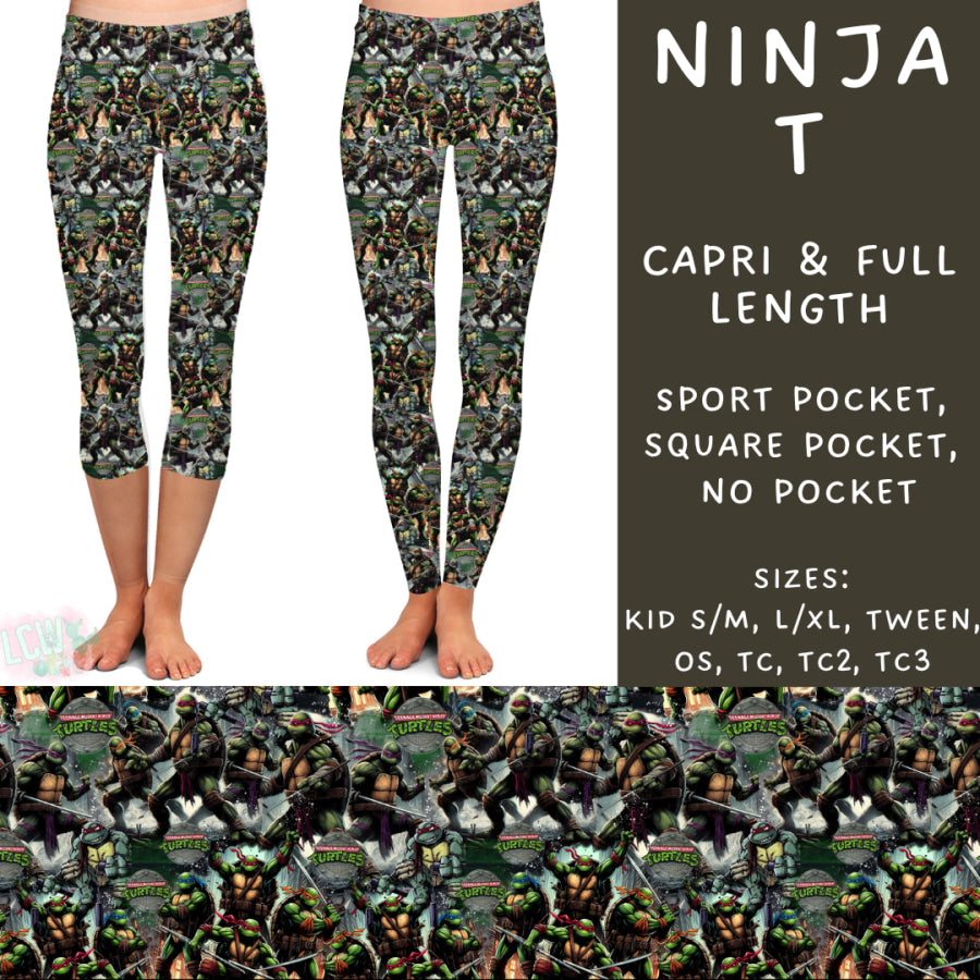 Preorder Custom Styles - Ninja T - Closes 10 Jan - ETA early Apr 2025 Leggings