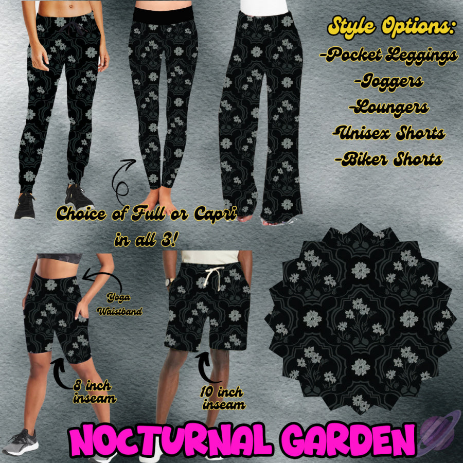 PREORDER Custom Styles - Nocturnal Garden - Closes 26 Jan - ETA late Apr 2025 Leggings