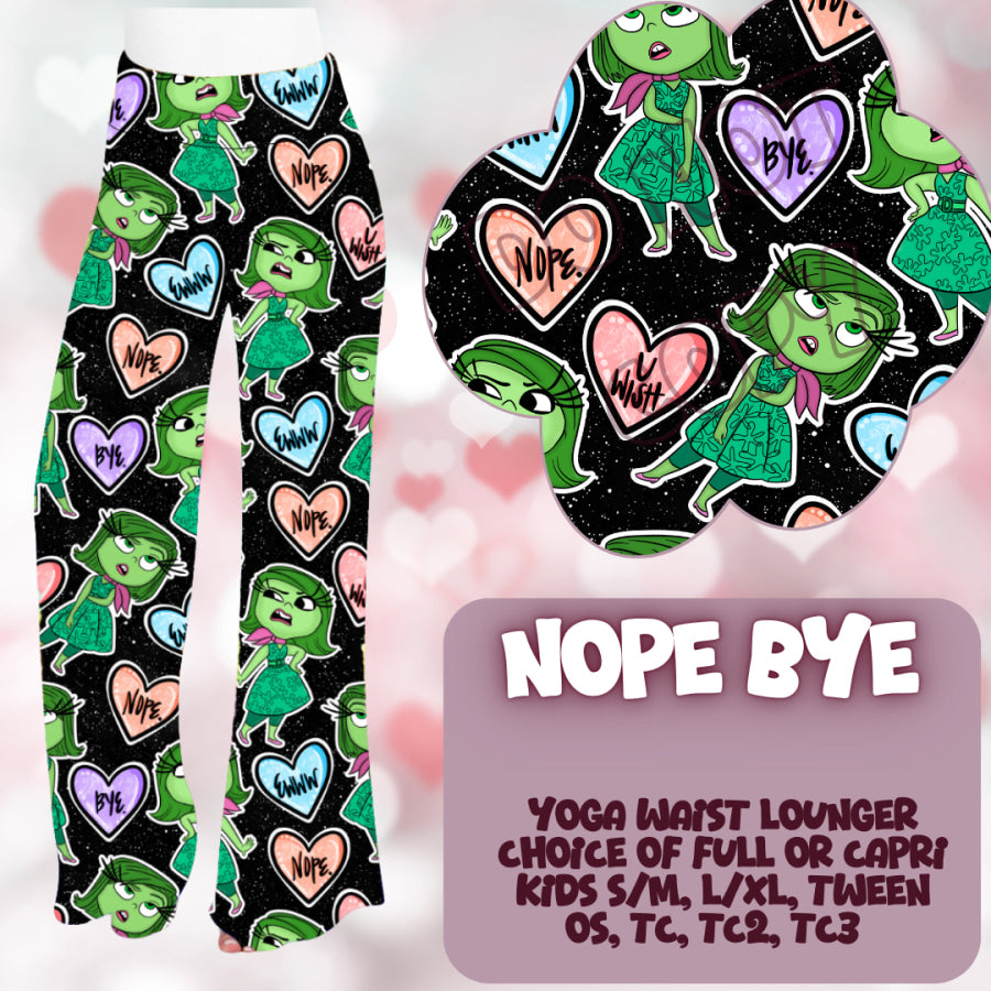 PREORDER Custom Styles - Nope Bye - Closes 2 Dec - ETA mid Feb 2025 Leggings