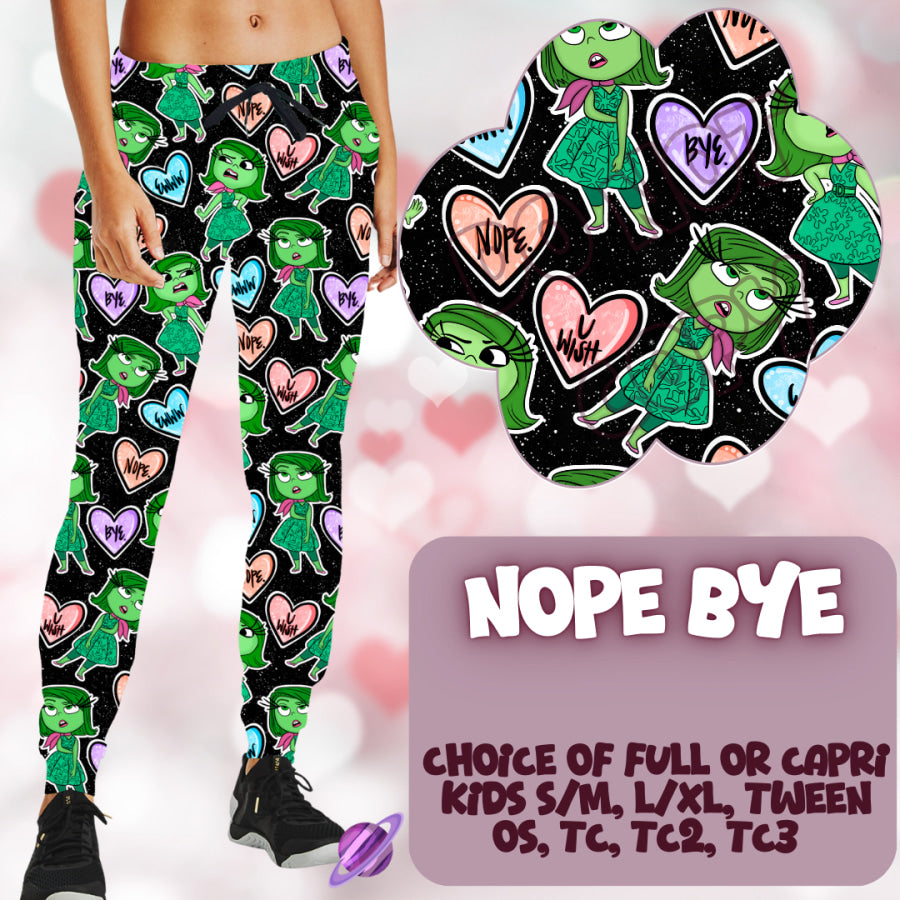 PREORDER Custom Styles - Nope Bye - Closes 2 Dec - ETA mid Feb 2025 Leggings