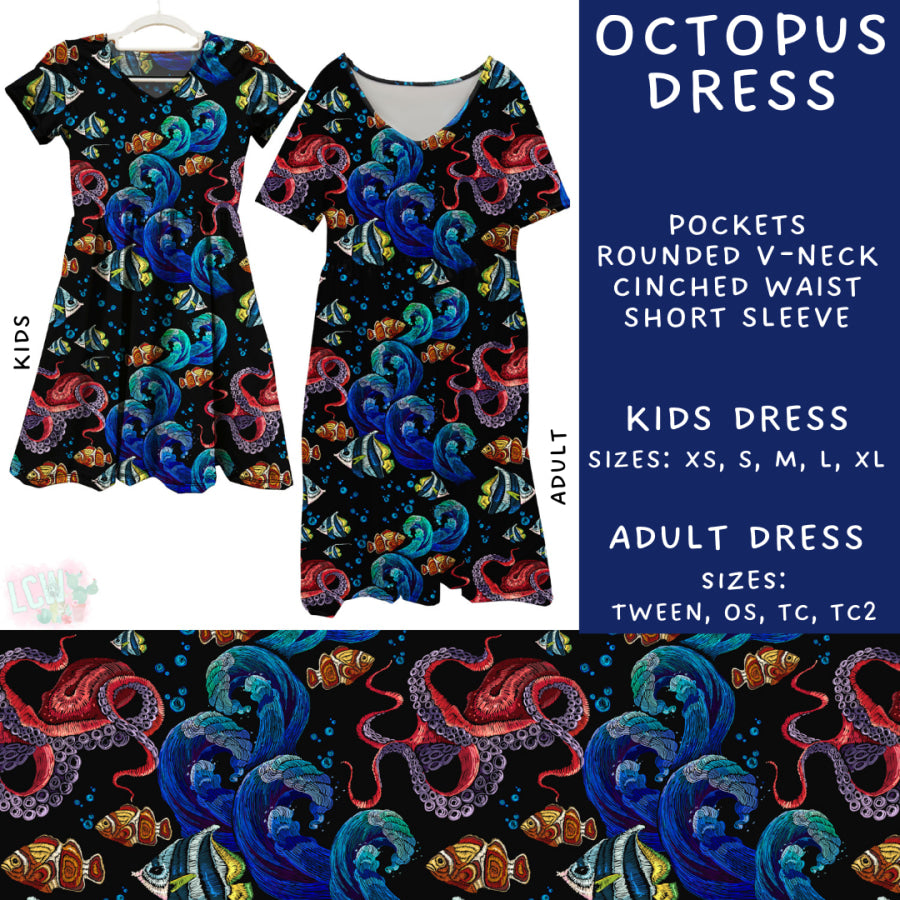 Preorder Custom Styles - Octopus - Closes 20 Mar - ETA mid Jun 2025 Leggings