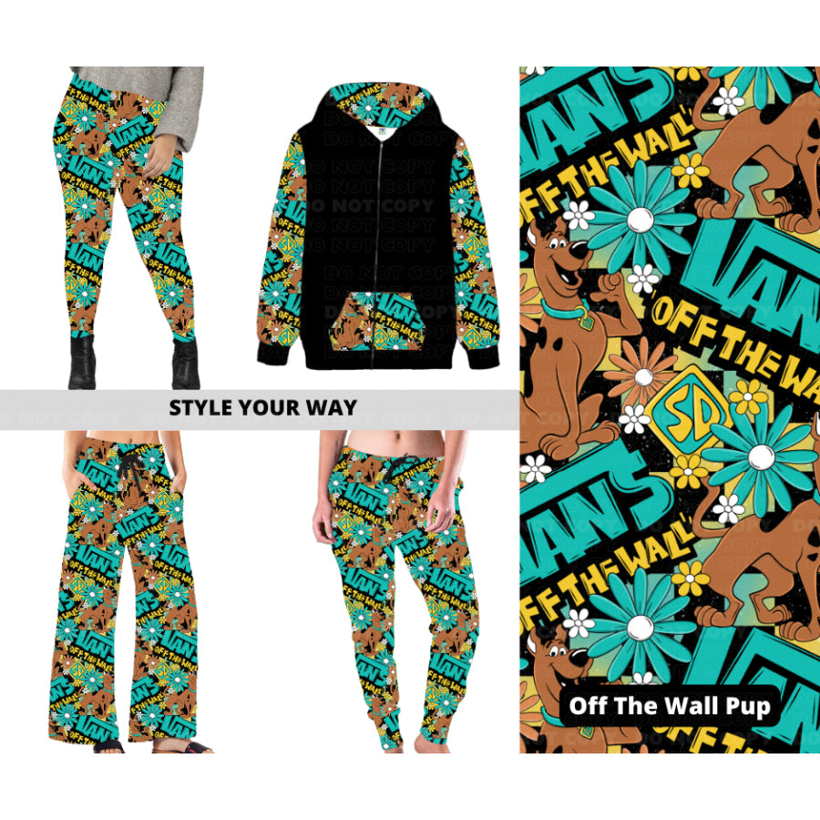 PREORDER Custom Styles - Off The Wall Pup - Closes 21 Nov - ETA late Feb 2025 Leggings