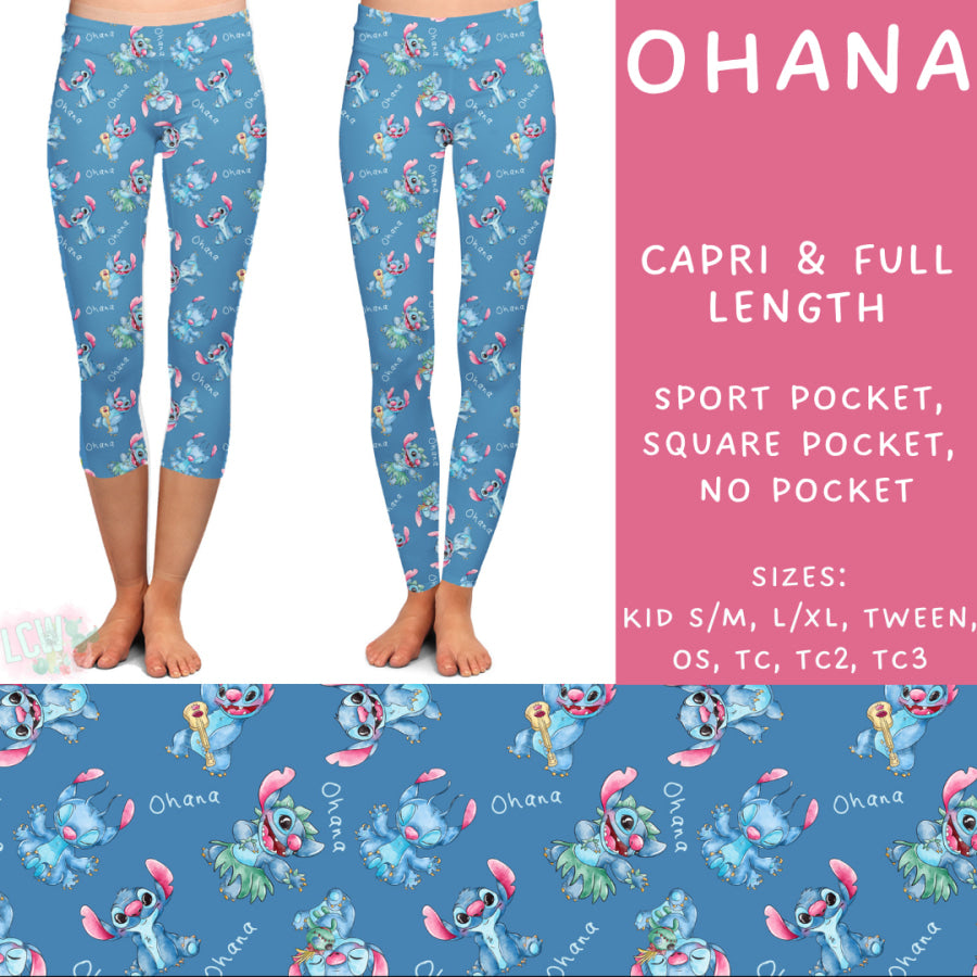 Preorder Custom Styles - Ohana - Closes 20 Jan - ETA late Apr 2025 Leggings