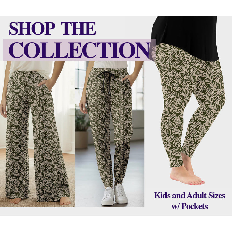 Preorder Custom Styles - Olive Palms - Closes 11 Nov - ETA mid Feb 2026 Loungewear