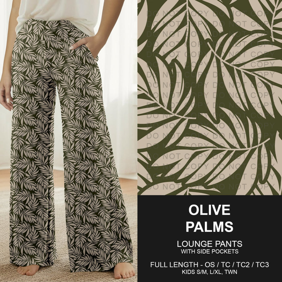 Preorder Custom Styles - Olive Palms - Closes 11 Nov - ETA mid Feb 2026 Loungewear