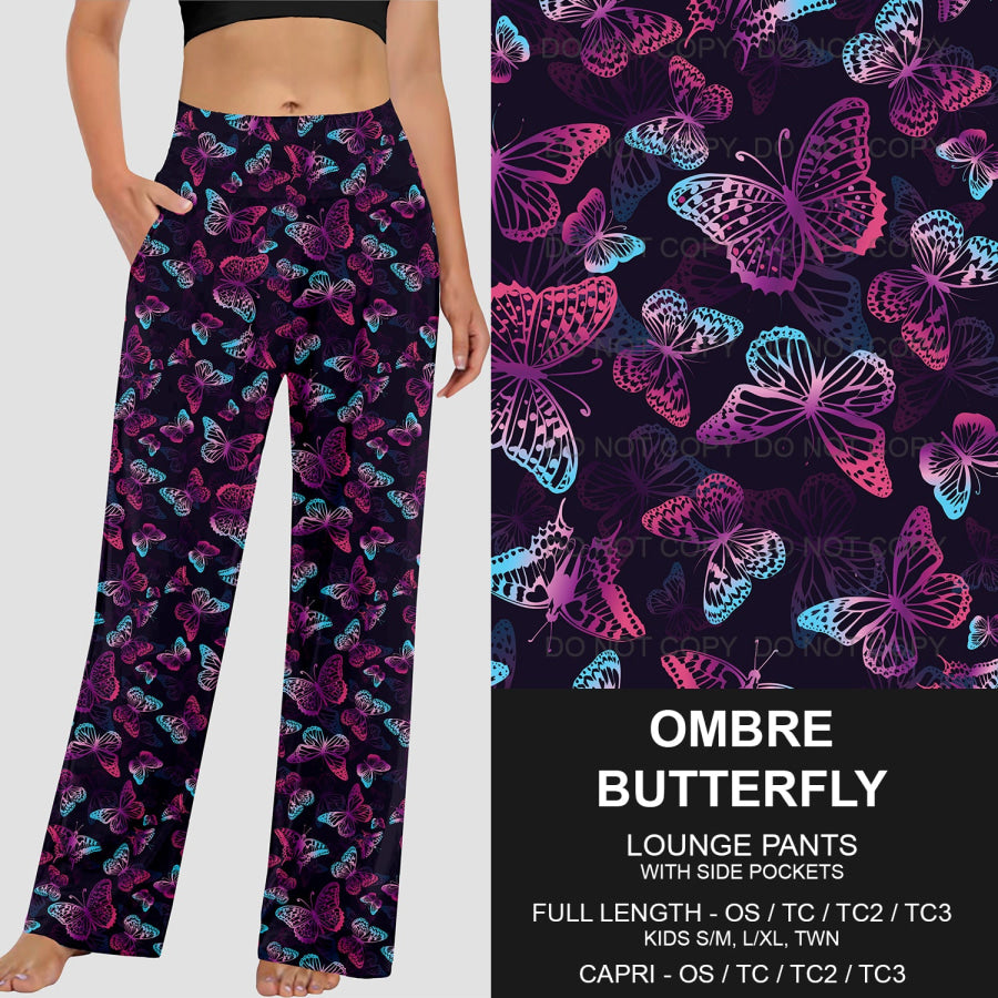 PREORDER Custom Styles - Ombre Butterfly - Closes 21 Jan - ETA late Apr 2025 Loungewear