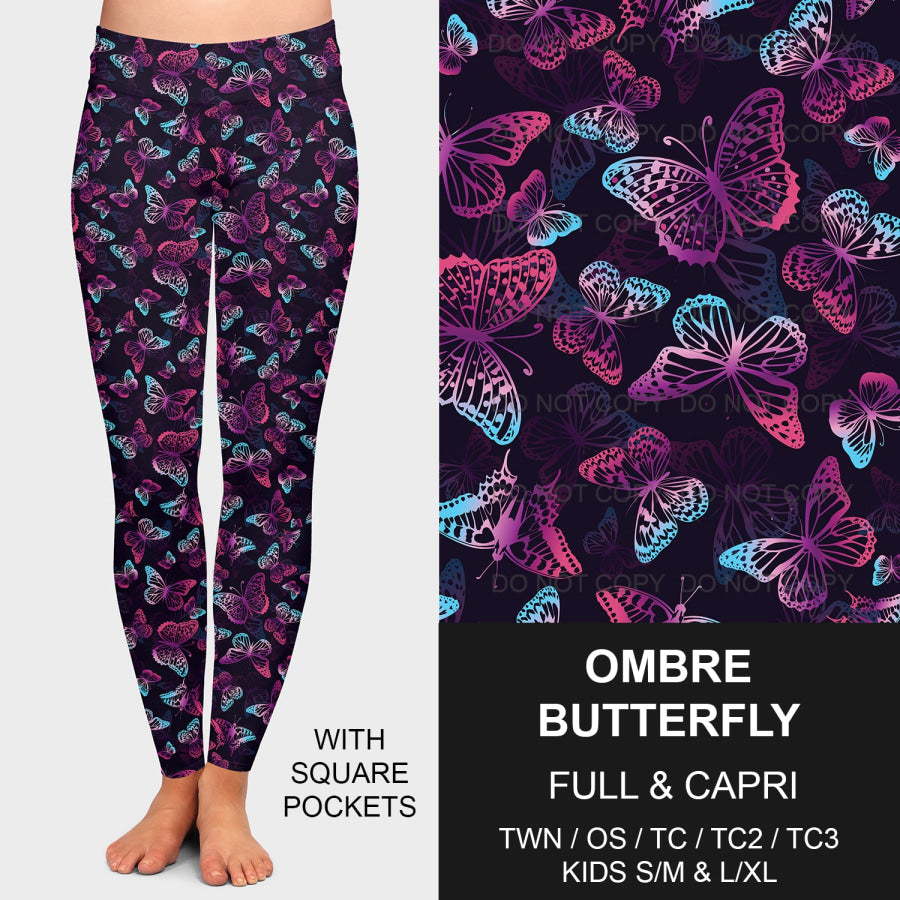 PREORDER Custom Styles - Ombre Butterfly - Closes 21 Jan - ETA late Apr 2025 Loungewear