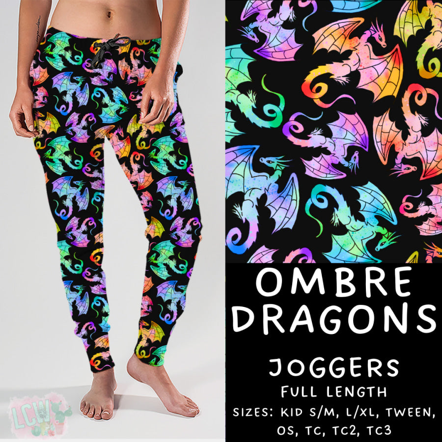 Preorder Custom Styles - Ombre Dragons - Closes 5 Mar - ETA late May 2025 Leggings