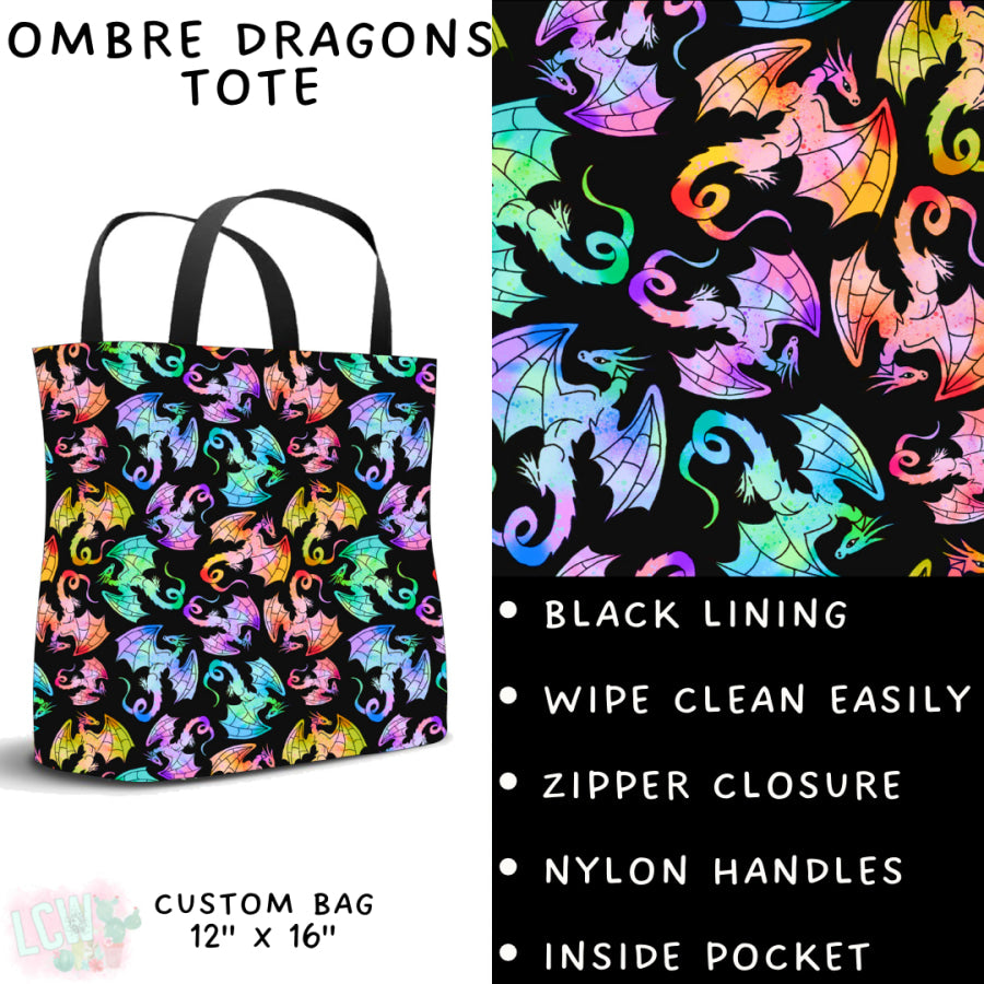 Preorder Custom Styles - Ombre Dragons - Closes 5 Mar - ETA late May 2025 Leggings