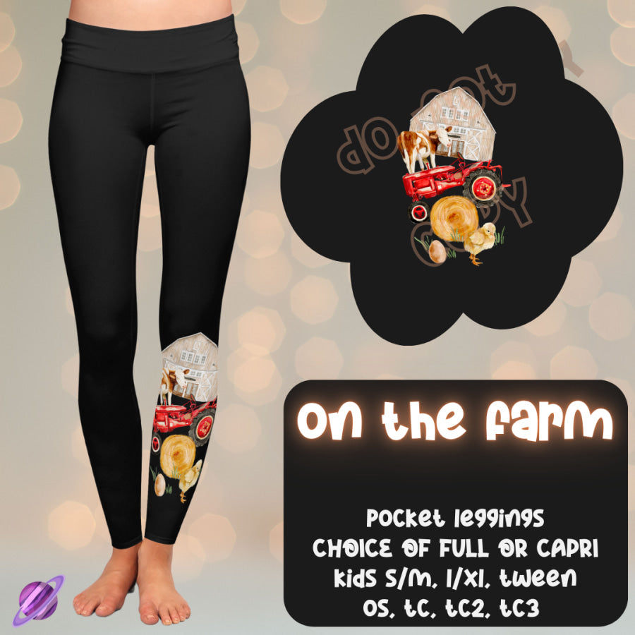 PREORDER Custom Styles - On The Farm - Closes 15 Nov - ETA mid Feb 2025 Leggings