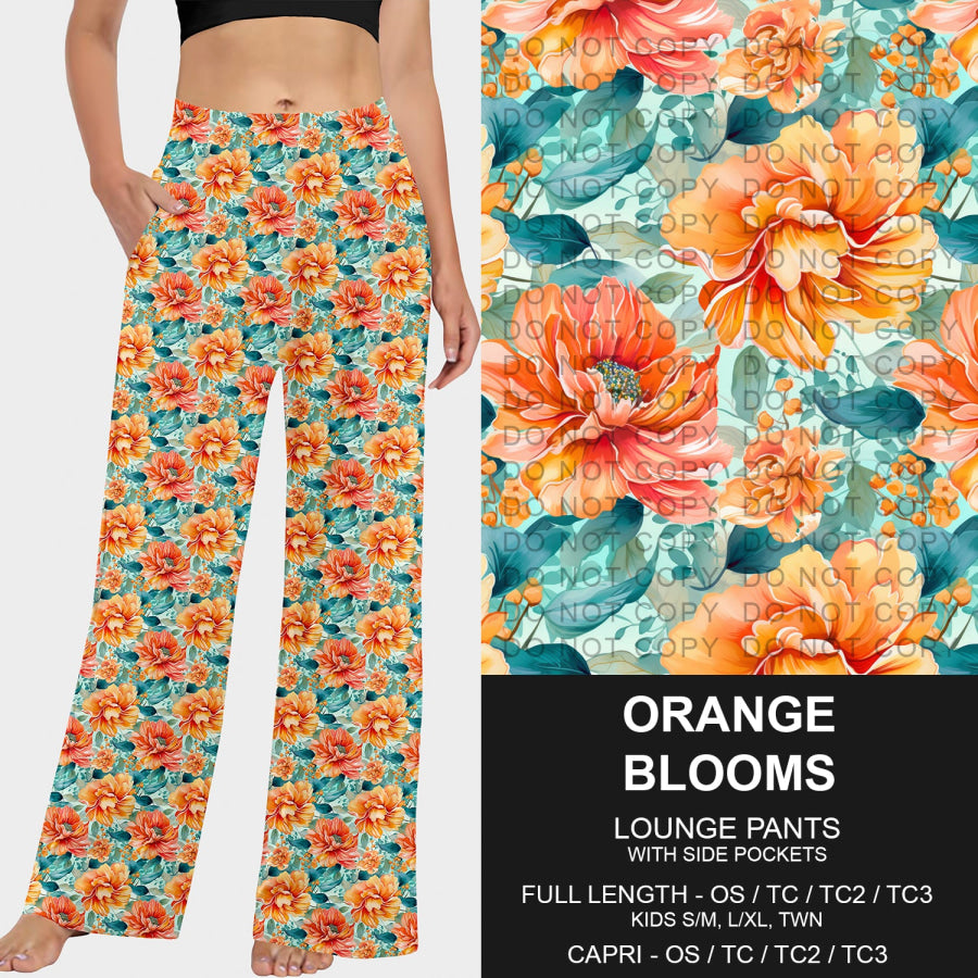 PREORDER Custom Styles - Orange Blooms - Closes 13 May - ETA early Aug 2025 Loungewear