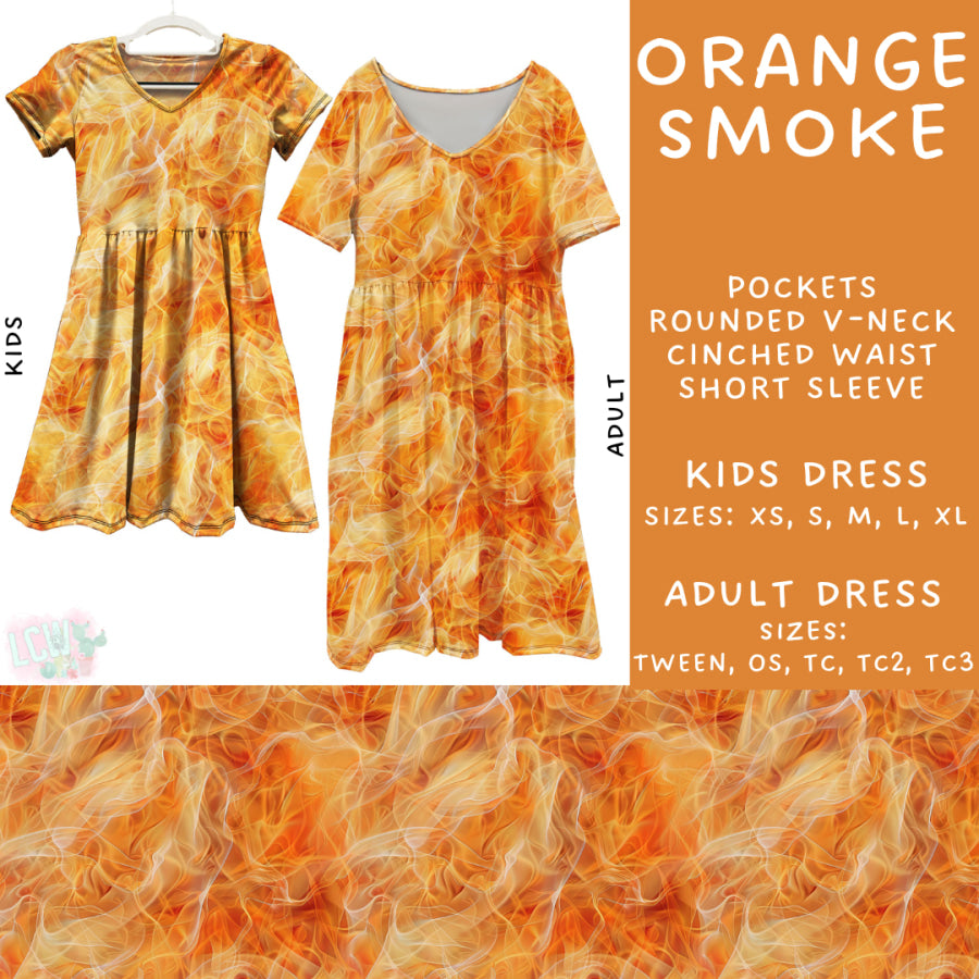 Preorder Custom Styles - Orange Smoke - Closes 18 Sep - ETA early Dec 2024 Leggings