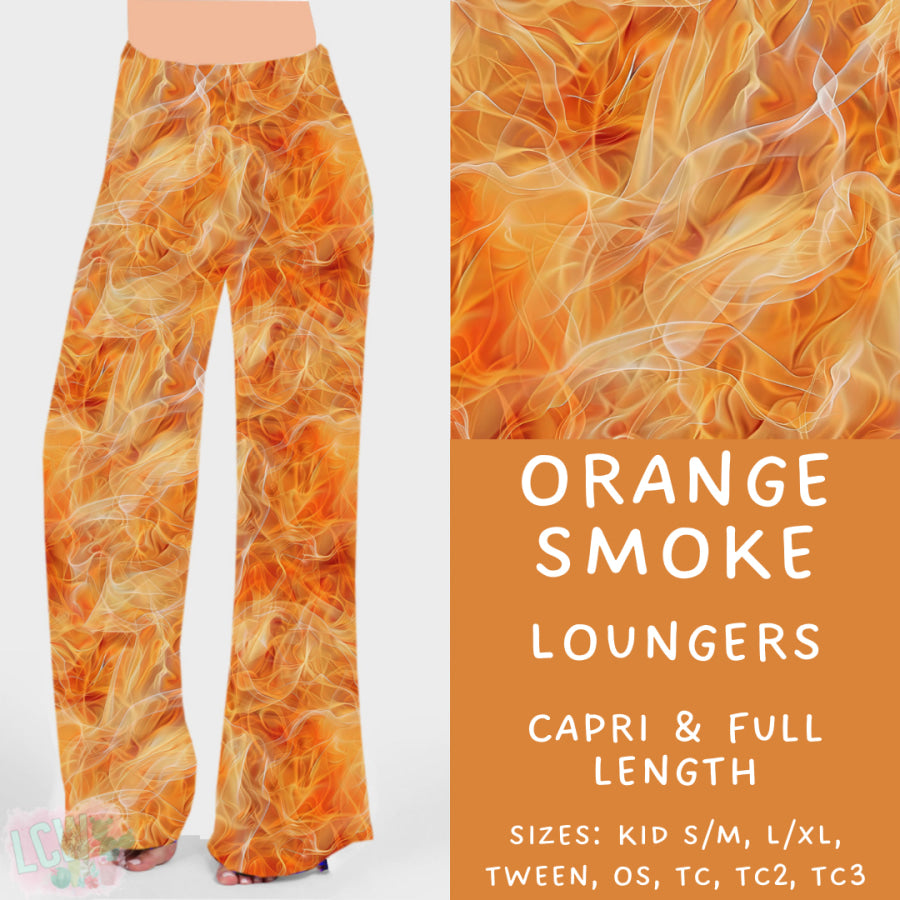 Preorder Custom Styles - Orange Smoke - Closes 20 Feb - ETA mid May 2025 Leggings