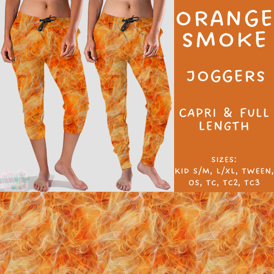 Preorder Custom Styles - Orange Smoke - Closes 20 Feb - ETA mid May 2025 Leggings