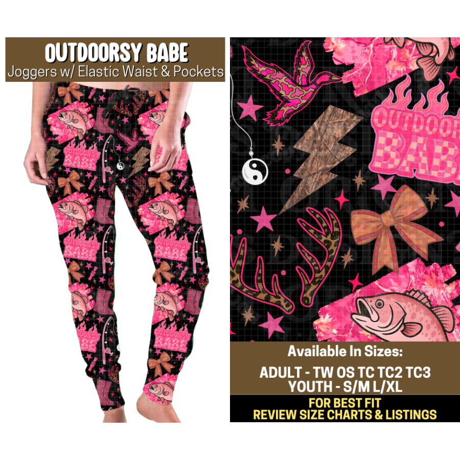Preorder Custom Styles Outdoorsy Babe Closes 12 Sep ETA mid Jan 2026 Leggings