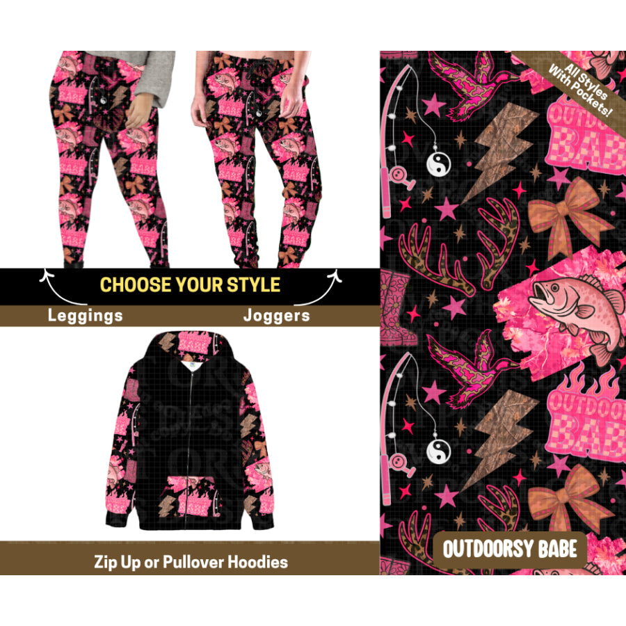 Preorder Custom Styles Outdoorsy Babe Closes 12 Sep ETA mid Jan 2026 Leggings