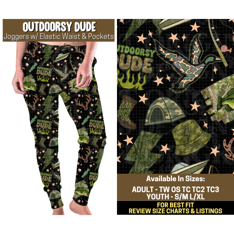 Preorder Custom Styles Outdoorsy Dude Closes 12 Sep ETA mid Jan 2026 Leggings