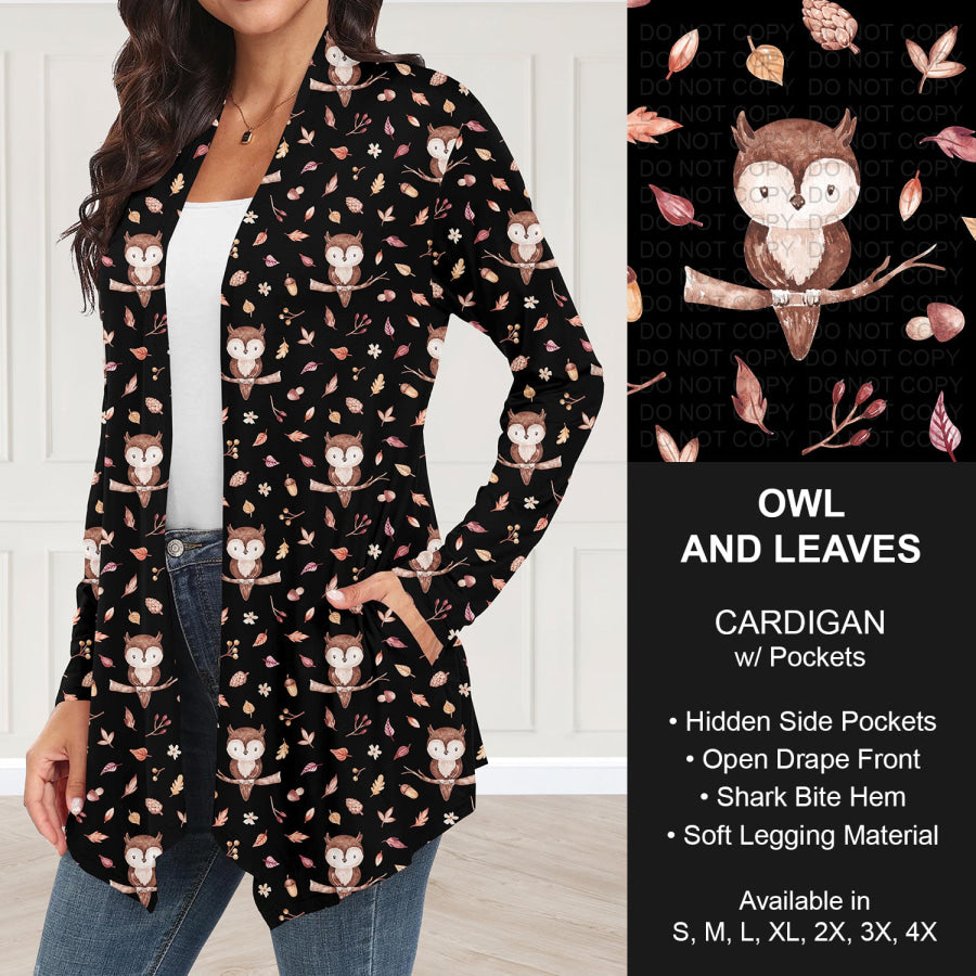 Preorder Custom Styles - Owl and Leaves - Closes 23 Sep - ETA late Dec 2025 Loungewear
