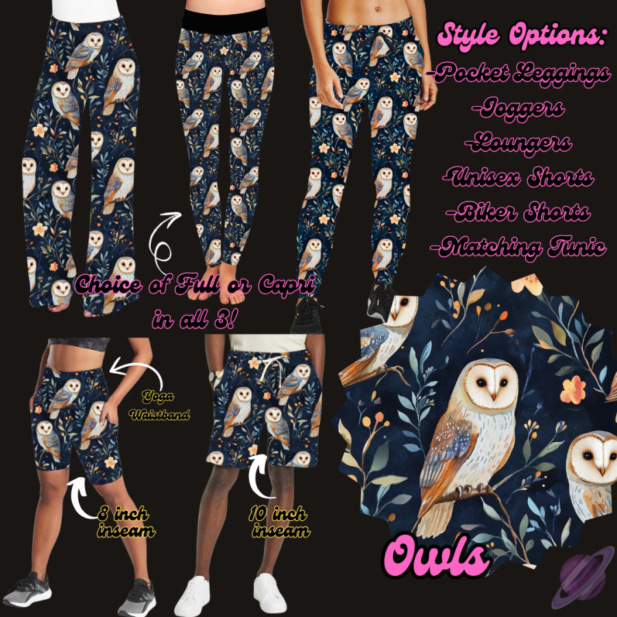 Preorder Custom Styles - Owls - Closes 23 Mar - ETA late Jun 2025 Streetwear