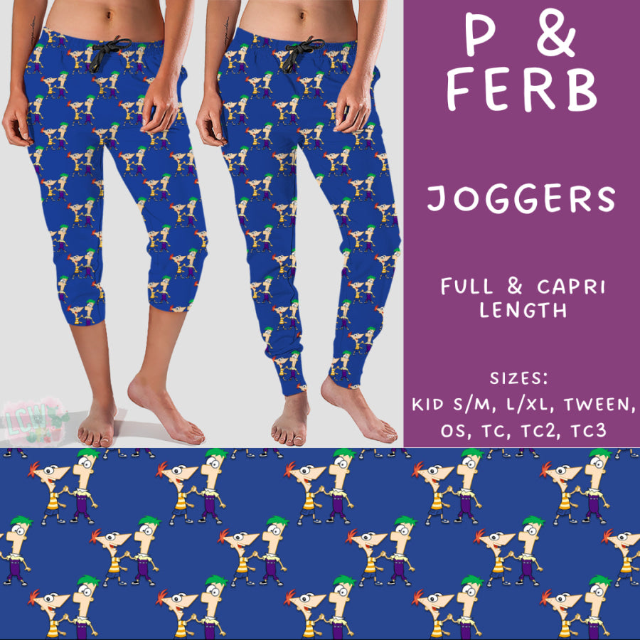 Preorder Custom Styles - P and Ferb - Closes 31 Mar - ETA late May 2025 Leggings