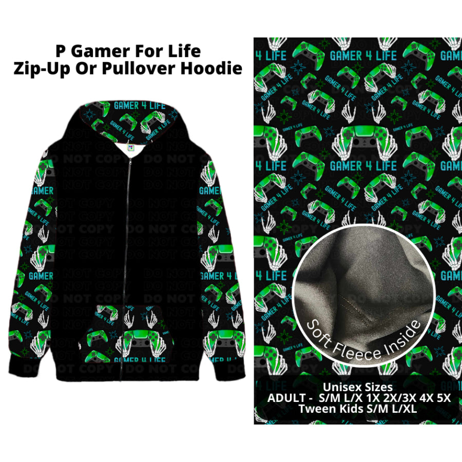 PREORDER Custom Styles - P Gamer For Life - Closes 27 Nov - ETA late Feb 2025 Leggings