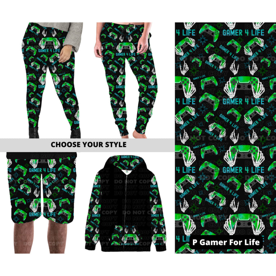 PREORDER Custom Styles - P Gamer For Life - Closes 27 Nov - ETA late Feb 2025 Leggings