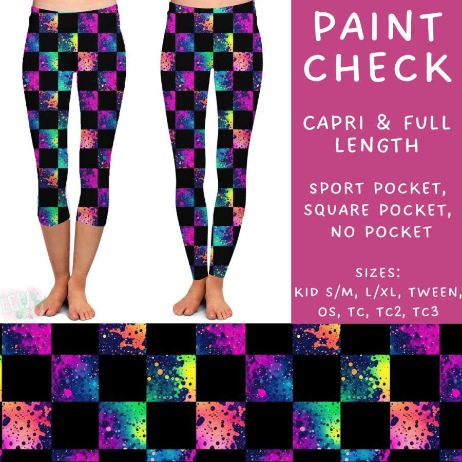 Preorder Custom Styles - Paint Check - Closes 6 Dec - ETA late Feb 2025 Leggings