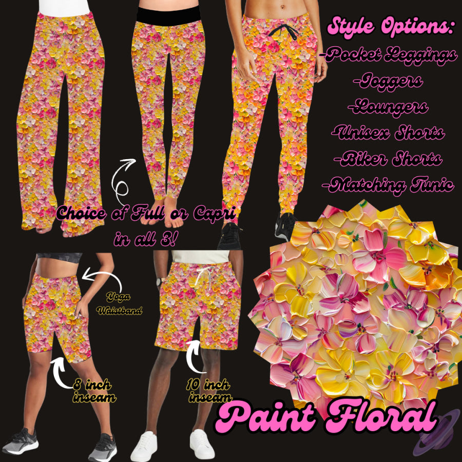 Preorder Custom Styles - Paint Floral - Closes 23 Mar - ETA late Jun 2025 Streetwear