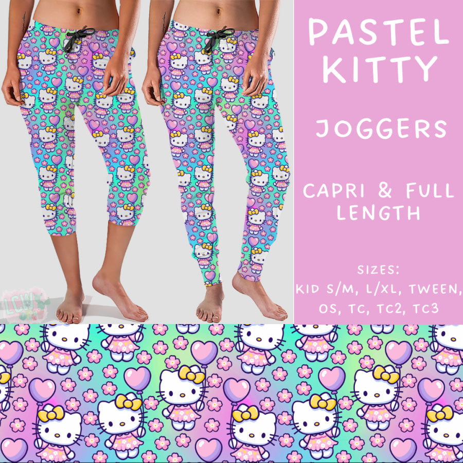 Preorder Custom Styles - Pastel Kitty - Closes 2 Dec - ETA late Feb 2025 Leggings