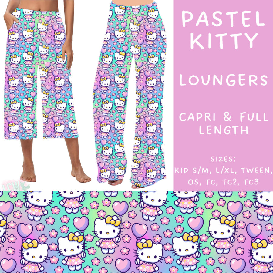 Preorder Custom Styles - Pastel Kitty - Closes 2 Dec - ETA late Feb 2025 Leggings