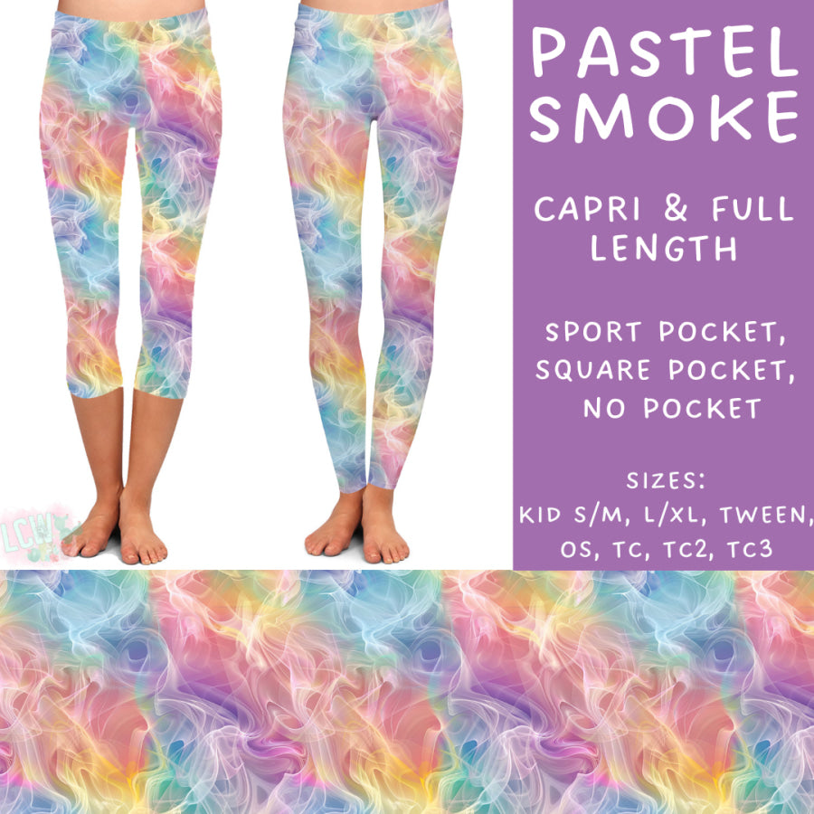 Preorder Custom Styles - Pastel Smoke - Closes 20 Feb - ETA mid May 2025 Leggings