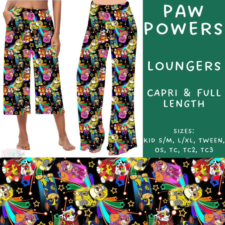 Preorder Custom Styles - Paw Powers - Closes 11 Oct - ETA late Dec 2024 Leggings