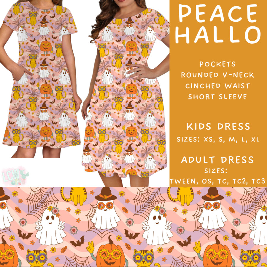 Preorder Custom Styles - Peace Hallo - Closes 28 Jun - ETA late Oct 2025 Leggings