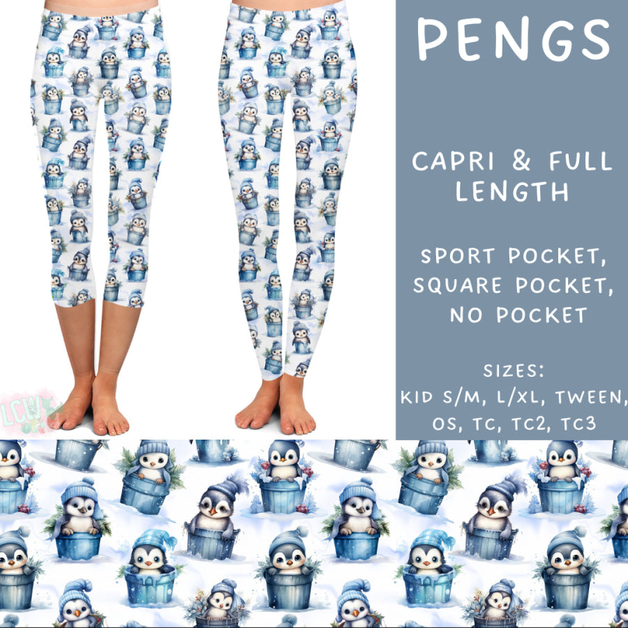 Preorder Custom Styles - Pengs - Closes 22 Nov - ETA early Feb 2025 Leggings