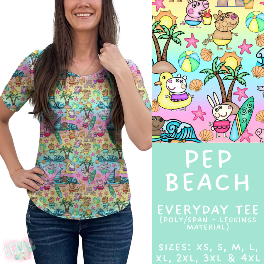 Preorder Custom Styles - Pep Beach - Closes 15 May - ETA mid Jul 2025 Leggings