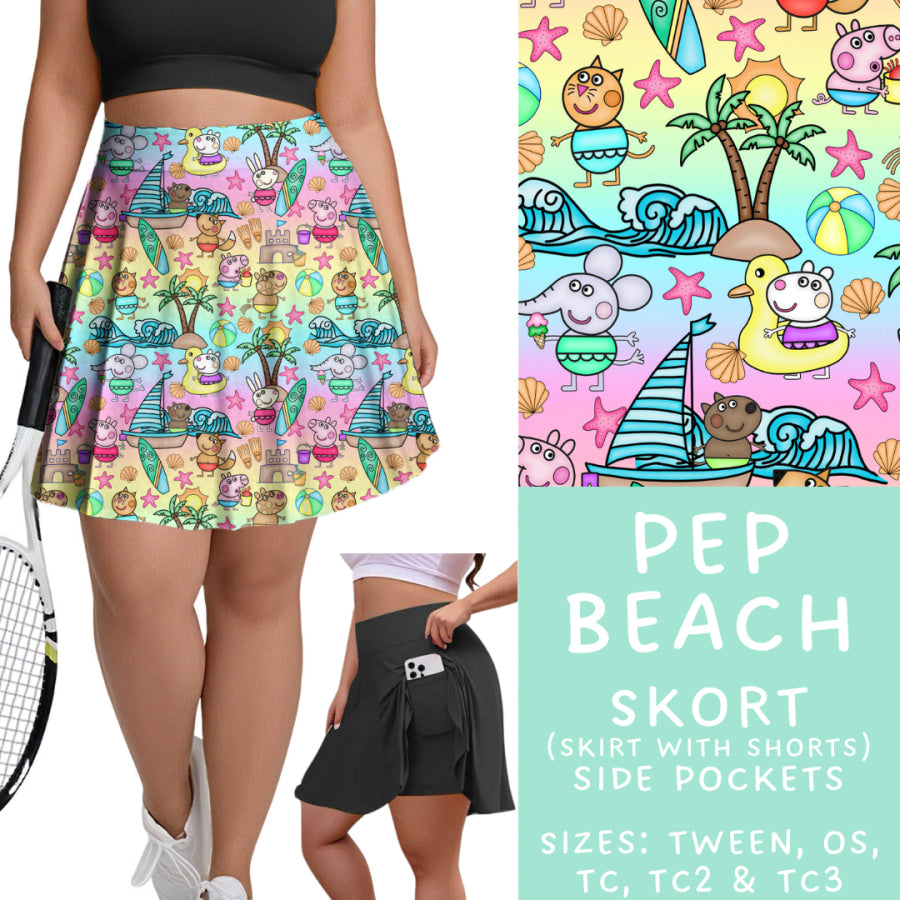 Preorder Custom Styles - Pep Beach - Closes 15 May - ETA mid Jul 2025 Leggings