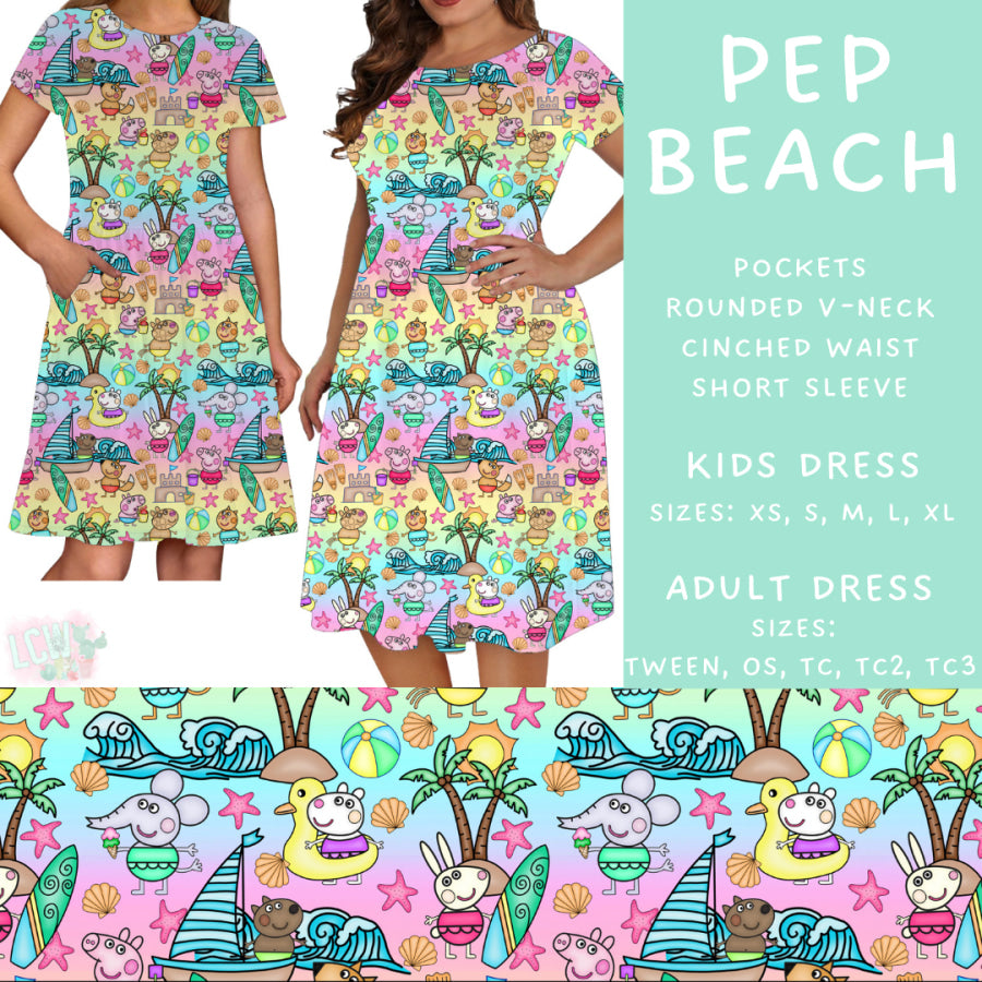 Preorder Custom Styles - Pep Beach - Closes 15 May - ETA mid Jul 2025 Leggings