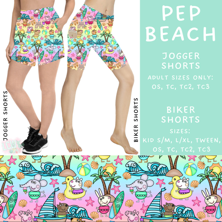 Preorder Custom Styles - Pep Beach - Closes 15 May - ETA mid Jul 2025 Leggings