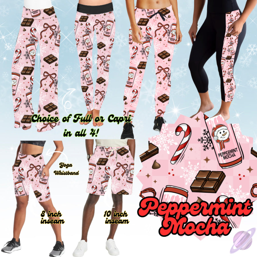 PREORDER Custom Styles Peppermint Mocha Closes 12 Sep ETA mid Dec 2025 Leggings