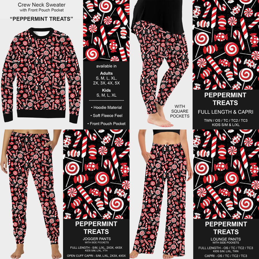 PREORDER Custom Styles - Peppermint Treats - Closes 22 Jul - ETA late Oct 2025 Loungewear