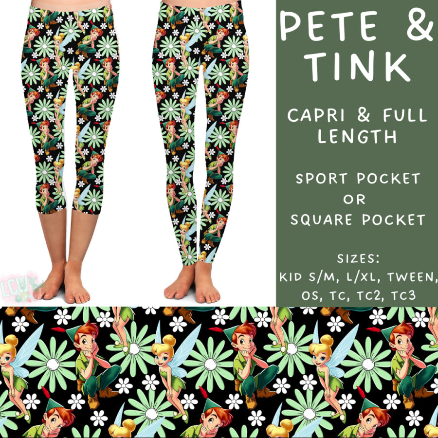 Preorder Custom Styles - Pete and Tink - Closes 12 Mar - ETA early Jun 2025 Leggings