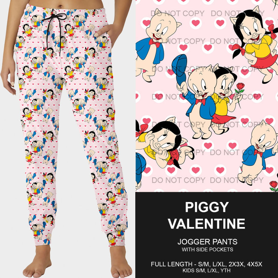 PREORDER Custom Styles - Piggy Valentine - Closes 26 Nov - ETA early Feb 2025 Loungewear