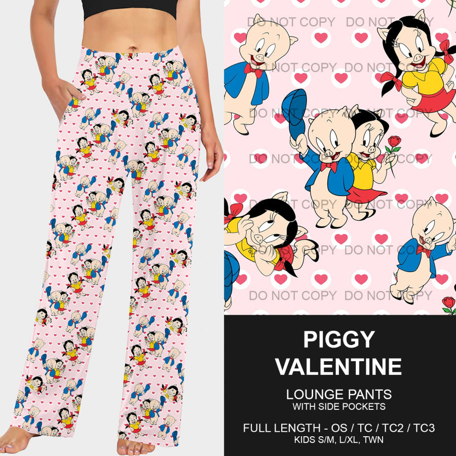 PREORDER Custom Styles - Piggy Valentine - Closes 26 Nov - ETA early Feb 2025 Loungewear