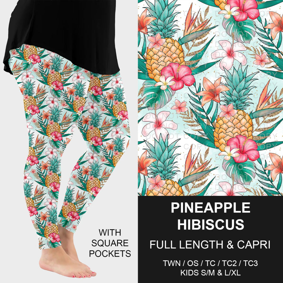 PREORDER Custom Styles - Pineapple Hibiscus - Closes 13 May - ETA early Aug 2025 Loungewear
