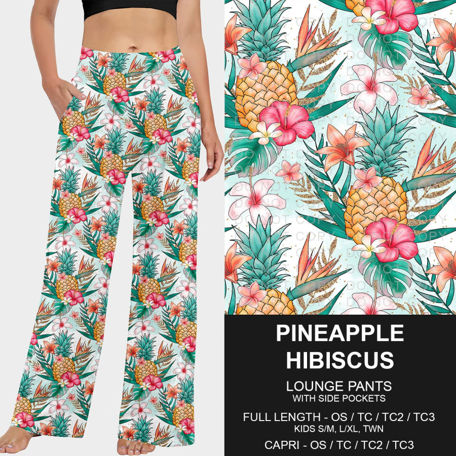 PREORDER Custom Styles - Pineapple Hibiscus - Closes 13 May - ETA early Aug 2025 Loungewear